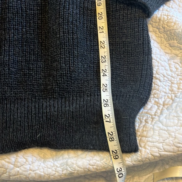 IRO charcoal gray sweater alpaca merino wool blend - Picture 7 of 8